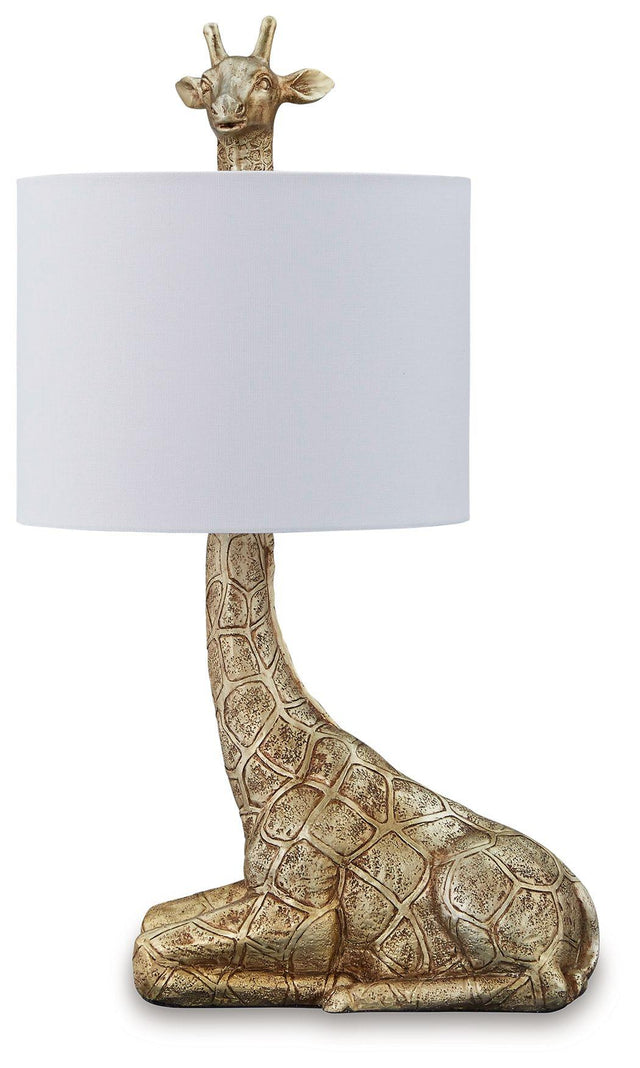 Ashley Ferrison Poly Table Lamp (1/CN) - Gold Finish