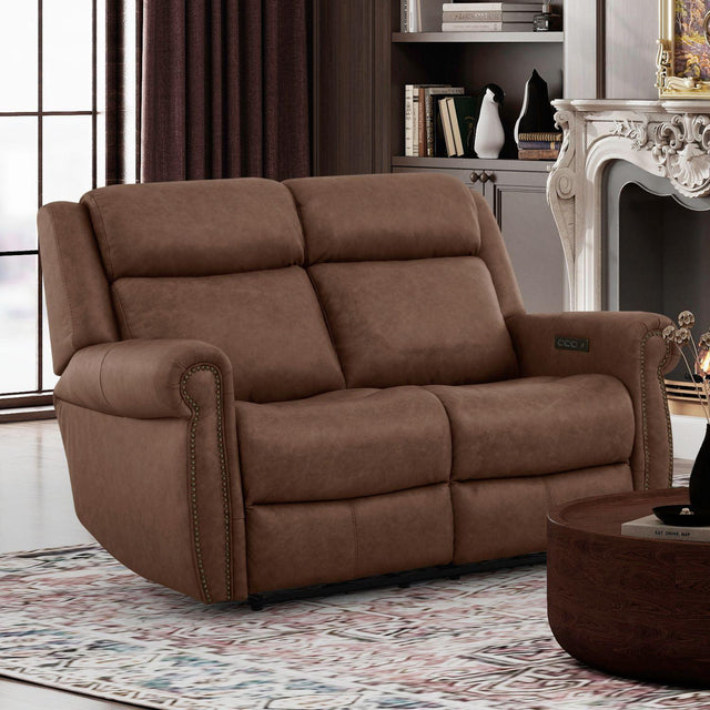 Liberty Furniture Carlton - Loveseat P3 & ZG - Vintage Brown
