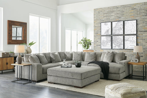 Ashley Lindyn - Fog - Right Arm Facing Corner Chaise 5 Pc Sectional