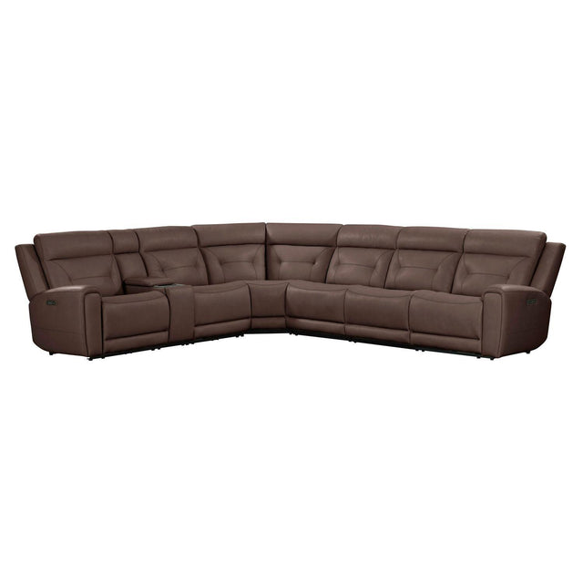 Liberty Furniture Beckham - 6 Piece Sectional - Dark Brown
