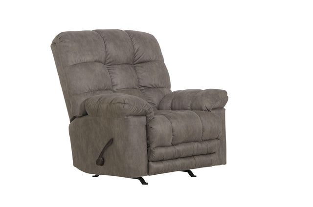 Catnapper Machado - Chaise Rocker Recliner With Oversized Xtra Comfort Footrest - Chocolate