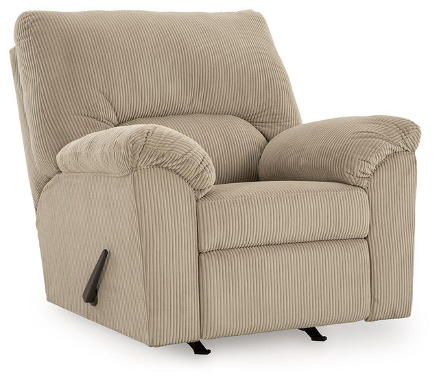 Ashley SimpleJoy Rocker Recliner - Sand