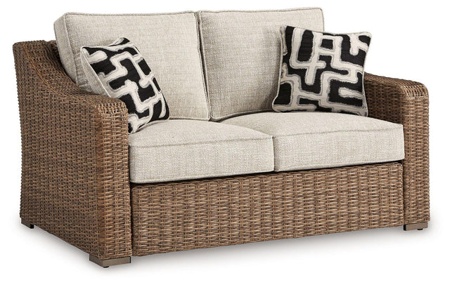 Ashley Beachcroft Loveseat w/Cushion - Beige