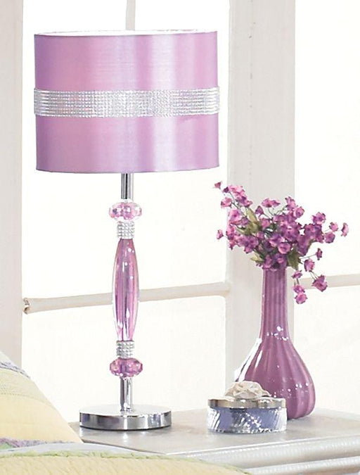 Ashley Nyssa Metal Table Lamp (1/CN) - Purple