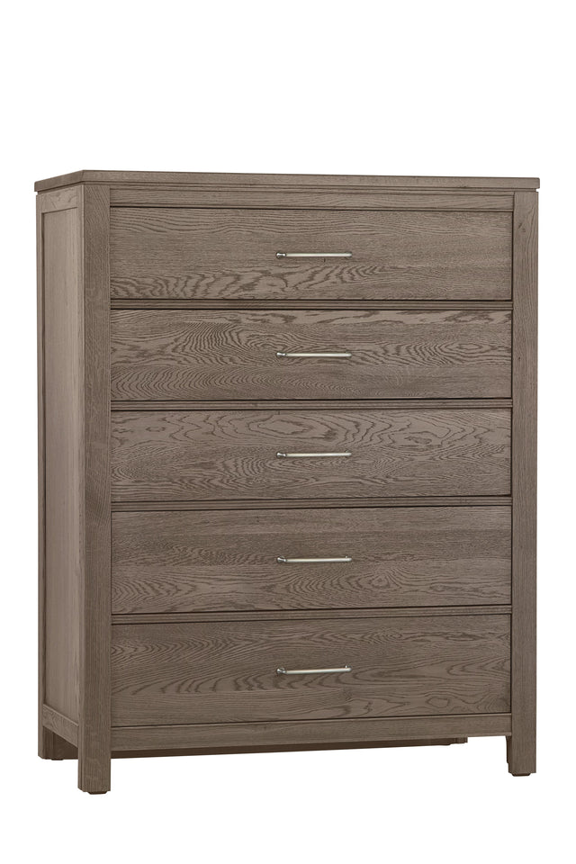 Vaughan-Bassett Tide & Timber - Chest - 5 Drawers - Gray Oak