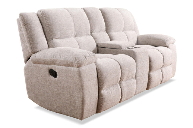 Parker House Buster - Reclining Console Loveseat - Opal Taupe