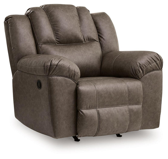 Ashley Lowilla Rocker Recliner - Driftwood