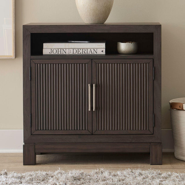 Liberty Furniture Modern Edge - Bedside Chest With Charging Station - Brown