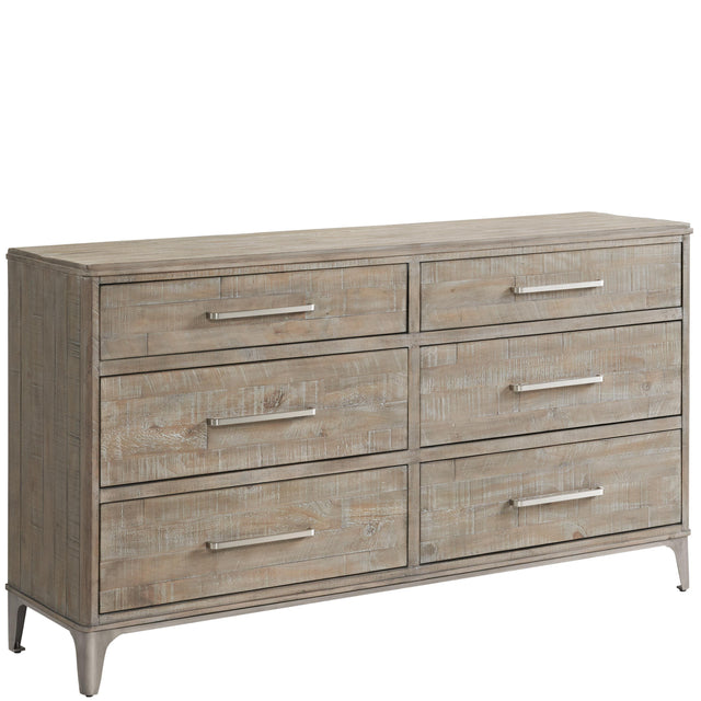 Riverside Furniture Intrigue - Six Drawer Dresser - Light Brown