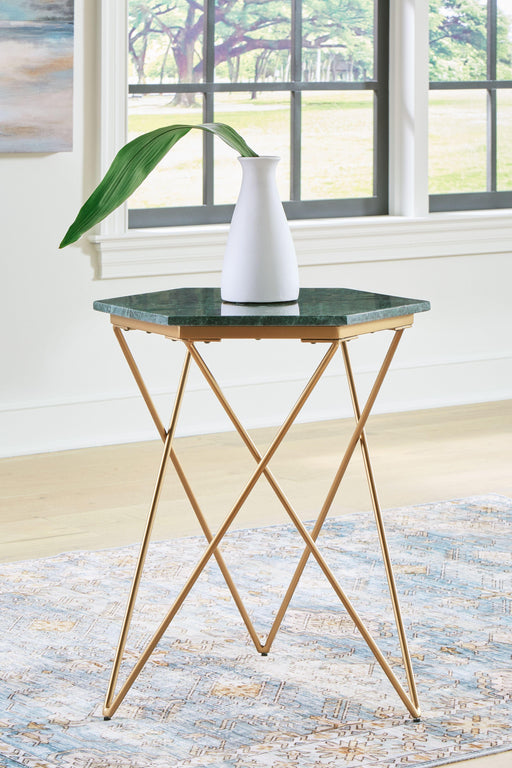 Ashley Engelton Accent Table - Green/Gold