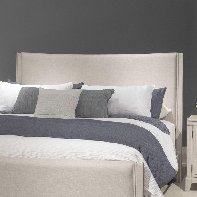 Liberty Furniture New Haven - King Upholstered Panel Headboard - White