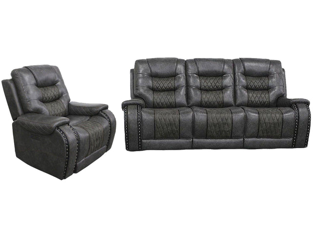 Parker House Outlaw - Power Reclining Sofa And Recliner - Stallion