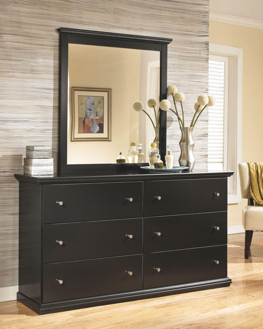 Ashley Maribel - Black - 8 Pc. - Dresser, Mirror, Chest, King Panel Bed, 2 Nightstands