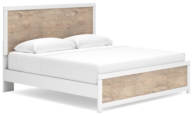 Ashley Charbitt - Two-tone - King Panel Bed