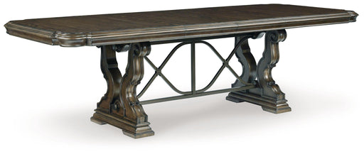 Ashley Maylee - Dark Brown - Dining Extension Table