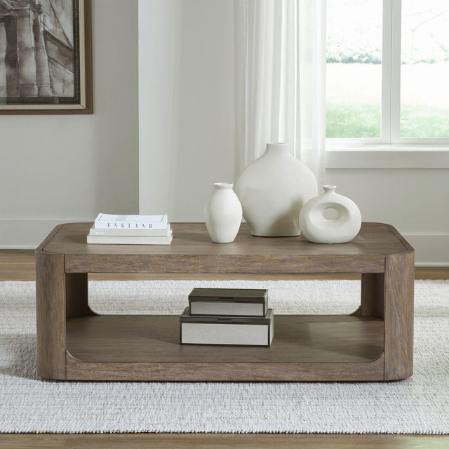 Liberty Furniture South Bend - Rectangular Cocktail Table - Brown