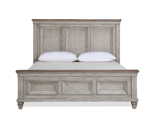 New Classic Furniture Mariana - 6/6 Eastern King 5 Piece Bedroom Set (Bed, Dresser, Mirror, Chest, Nightstand) - Gray