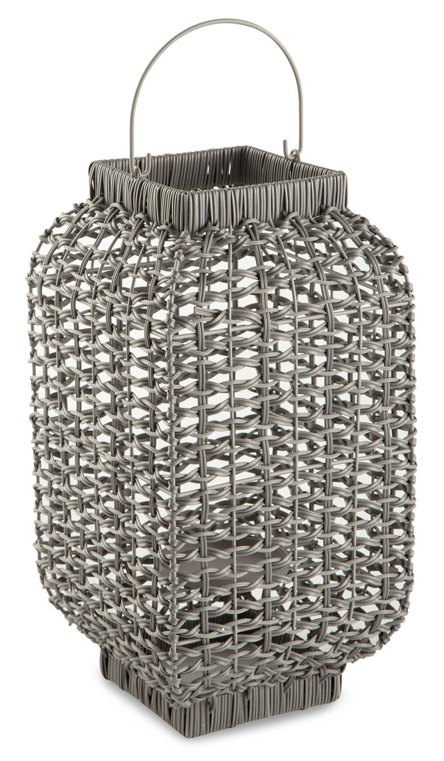 Ashley Evonne Lantern - Antique Gray