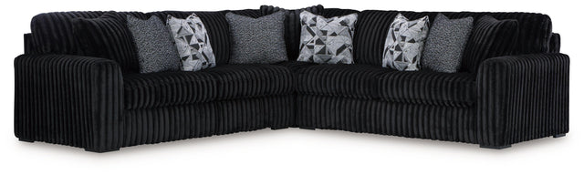 Ashley Midnight-madness - Onyx - 3-Piece Sectional