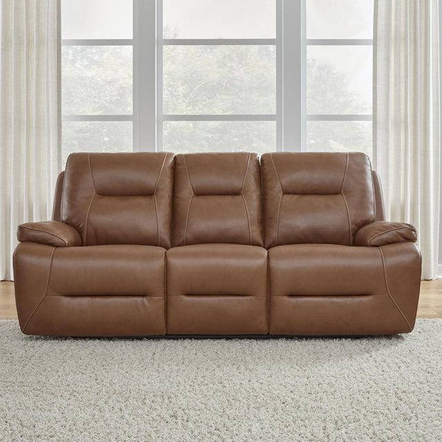 Liberty Furniture Cameron - Sofa P3 & ZG - Saddle - Dakota Saddle Leather