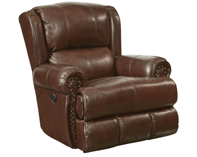 Catnapper Duncan - Deluxe Glider Recliner - Leather