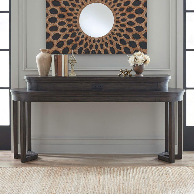 Liberty Furniture Weston - Console Bar Table - Brown