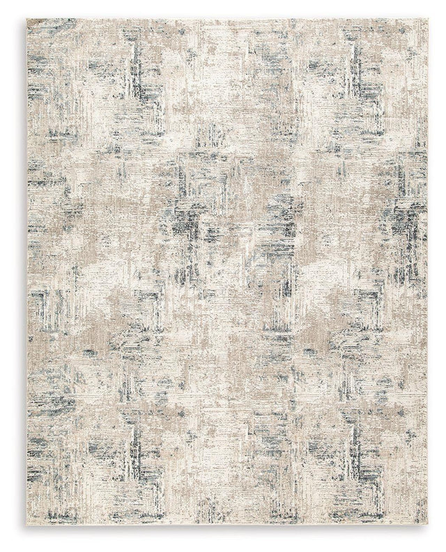 Ashley Gentor Large Rug - Blue/Ivory