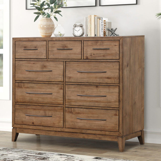 Liberty Furniture Shaker Lakes - 9 Drawer Chesser - Brown
