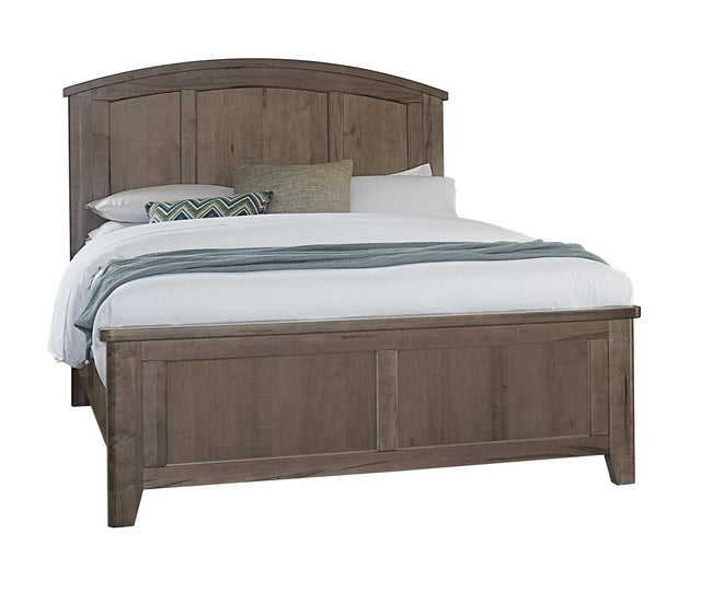 Vaughan-Bassett Woodbridge - King Arch Bed - Dark Cashmere