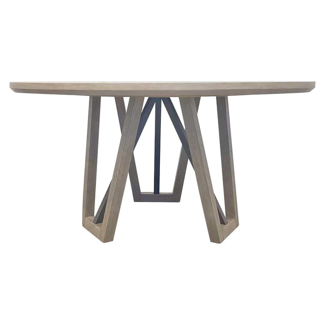 Parker House Pure Modern Dining - Round Table with Wood Base - Moonstone