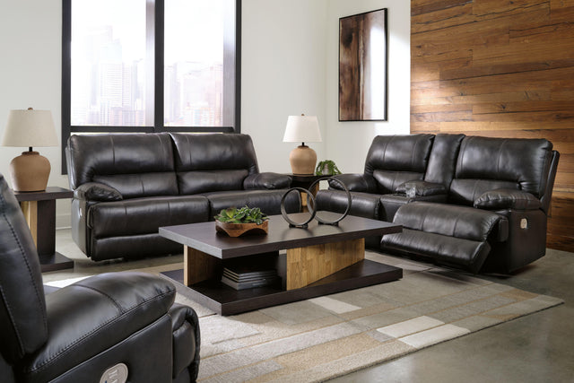 Ashley Mountainous - Eclipse - 3 Pc. - Power Reclining Sofa, Power Loveseat, Power Recliner