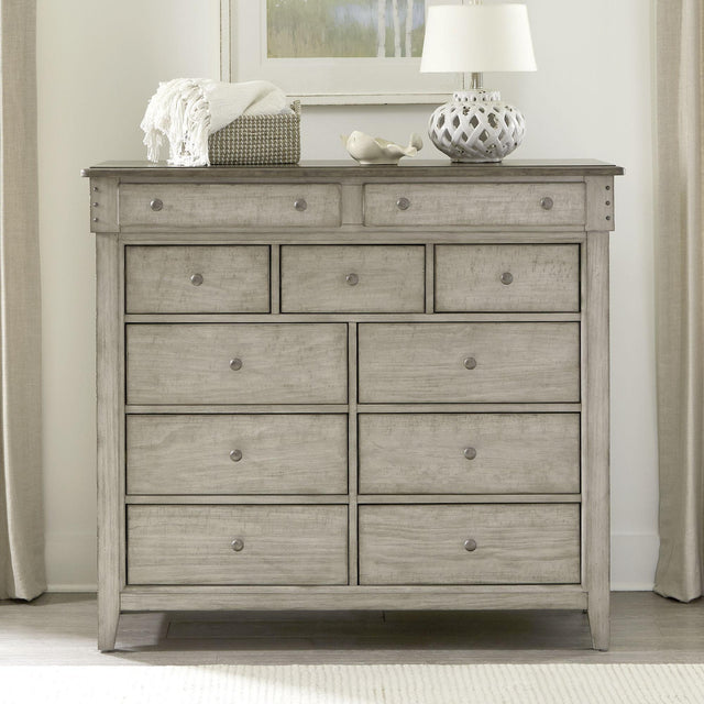 Liberty Furniture Ivy Hollow - 11 Drawer Chesser - White