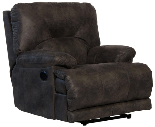 Catnapper Voyager - Power Lay Flat Recliner - Slate - Fabric