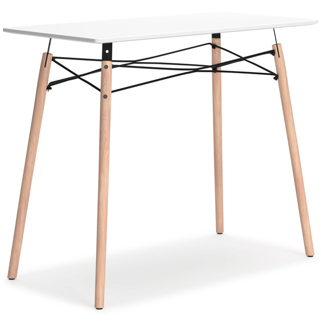 Ashley Jaspeni Home Office Desk - White/Natural