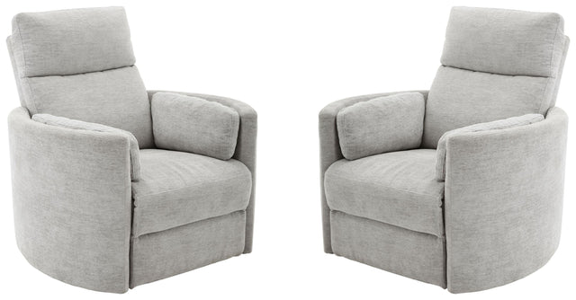 Parker House Radius - Power Swivel Glider Recliner (Set of 2) - Mineral