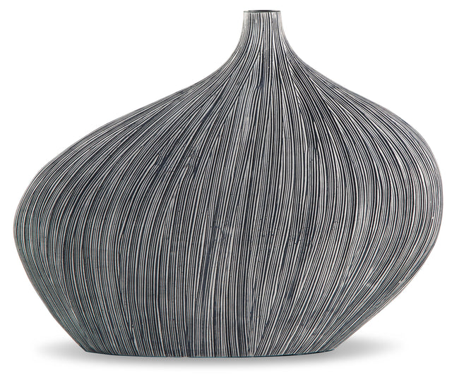 Ashley Donya Vase - Antique Black