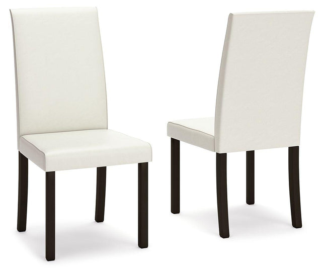 Ashley Kimonte Dining UPH Side Chair (2/CN) - Ivory