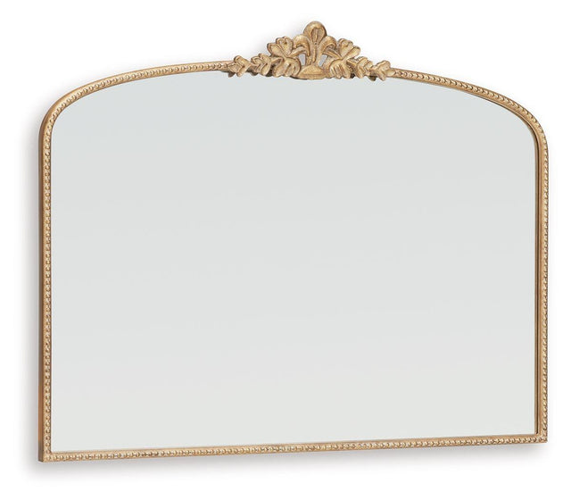 Ashley Tellora Accent Mirror - Gold Finish