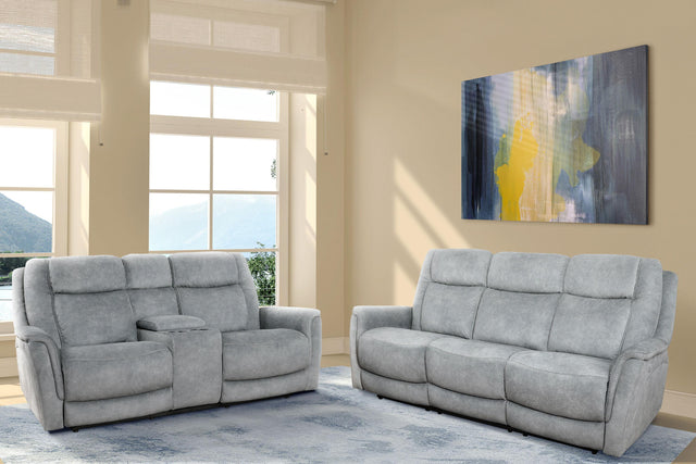 Parker House Linus - Power Reclining Sofa Loveseat And Recliner - Hudson Grey