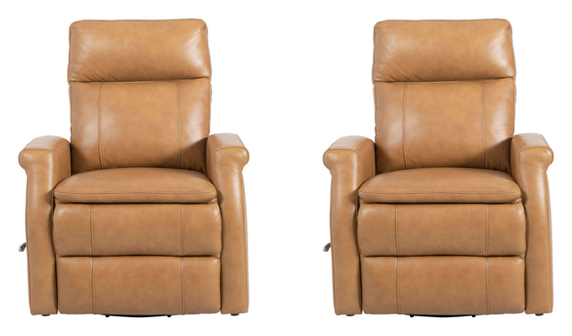 Parker House Bristol - Swivel Glider Recliner (Set of 2) - Russet