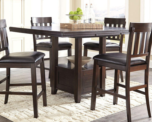 Ashley Haddigan RECT DRM Counter EXT Table - Dark Brown