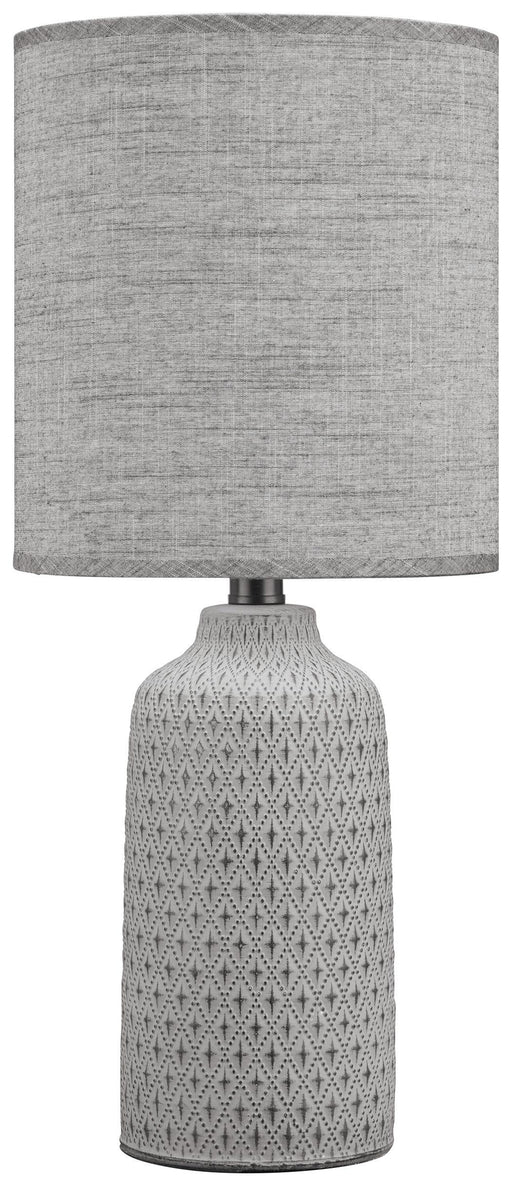 Ashley Donnford Ceramic Table Lamp (1/CN) - Charcoal