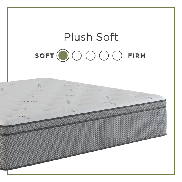 Tempur Sealy Sherwood - Nightrest Hybrid Plush 12" Mattress - Twin Long