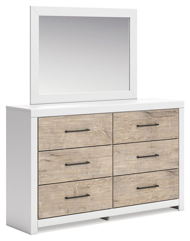 Ashley Charbitt - Two-tone - Dresser And Mirror