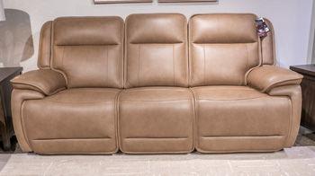 Ashley Glencroft PWR REC Sofa with ADJ Headrest - Sahara