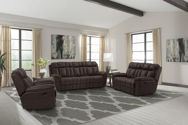 Parker House Goliath - Manual Reclining Sofa Loveseat And Recliner - Arizona Brown