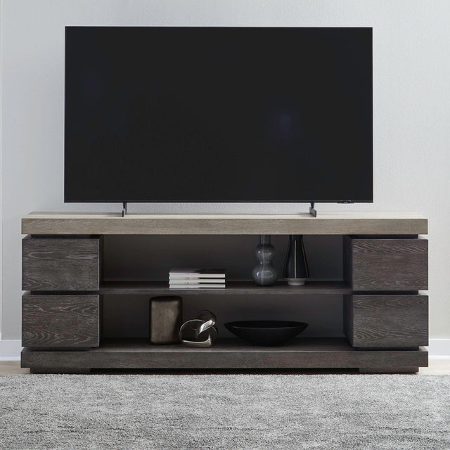 Liberty Furniture Piedmont - 84'' TV Console - Charcoal / Ash
