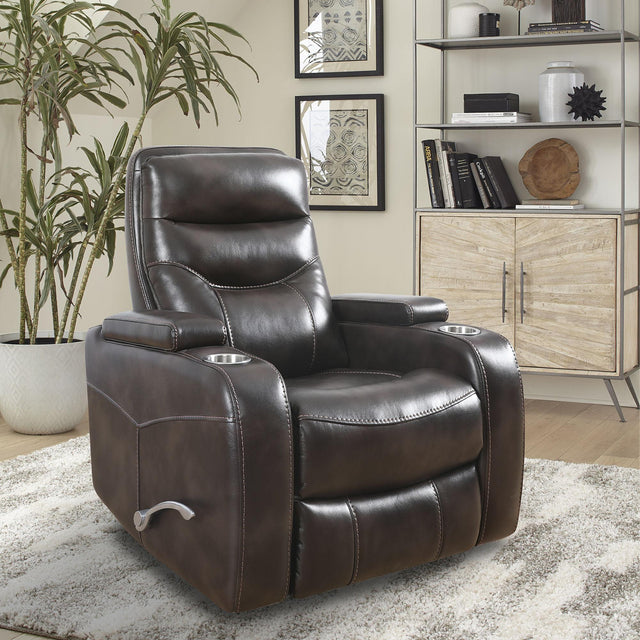 Parker House Origin Manual - Manual Swivel Glider Recliner - Truffle