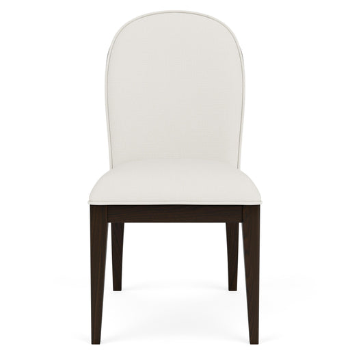 Riverside Furniture Lydia - Curved Upholstered Side Chair - White