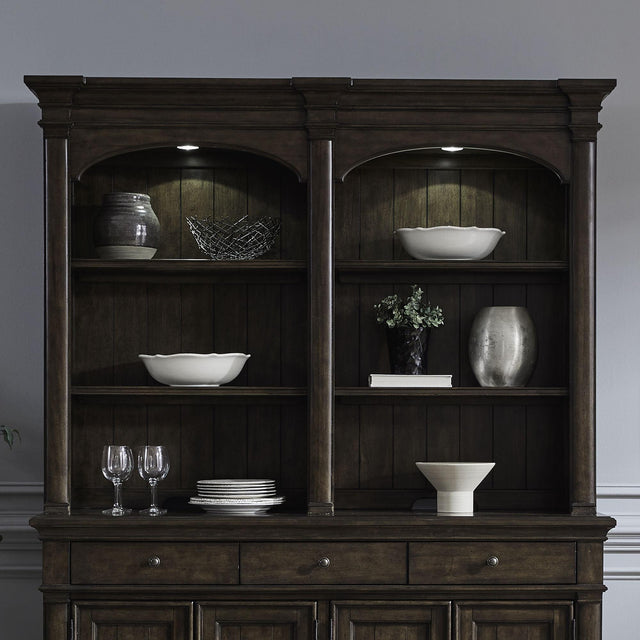 Liberty Furniture Arden Road - Buffet Hutch - Satin Cherry